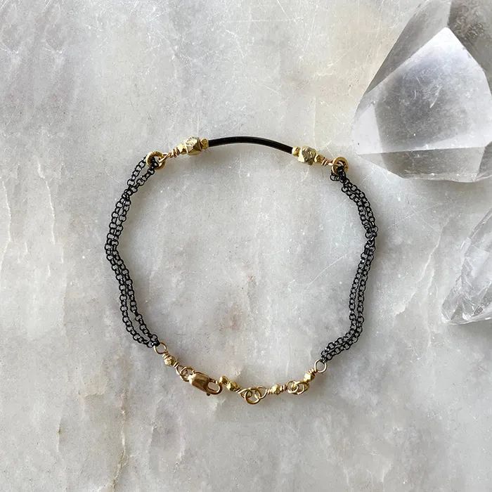 Bracelets Mixed Metal Layering Bracelet Robindira Unsworth