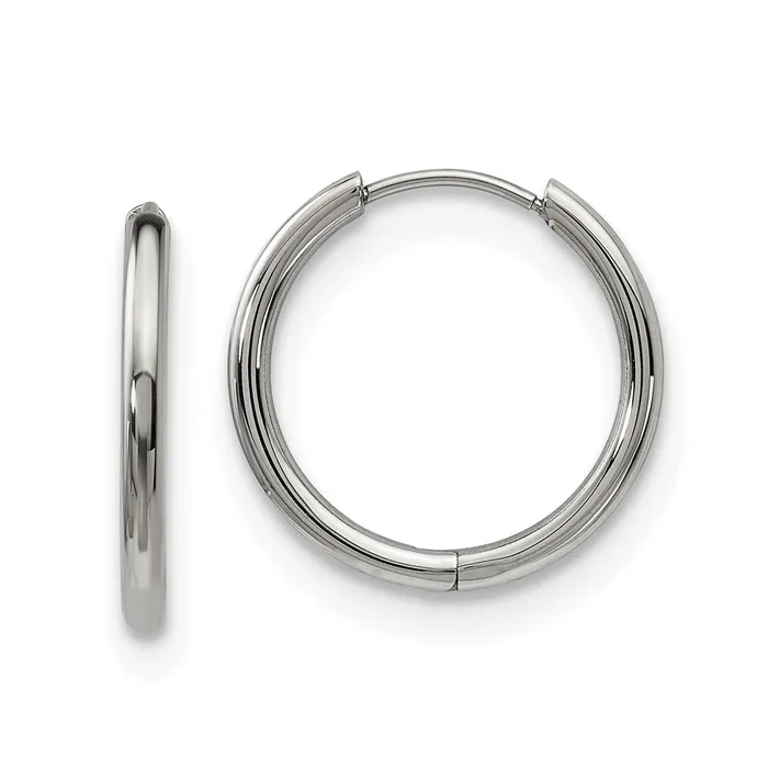 Bracelets TreasureFineJewelers Stainless Steel Polished 2mm Endless Hinged Hoops Bracelets TreasureFineJewelers Stainless Steel Polished 2mm Endless Hinged Hoops