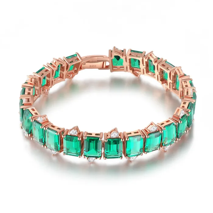 Bracelets Trendolla Jewelry Emerald Bracelet The Earth Jewelry Set collection Designed by Tanin