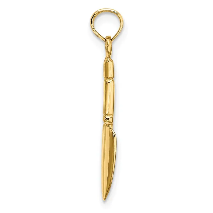 Charm Necklaces 14K 3D Trowel Garden Tool Charm TreasureFineJewelers