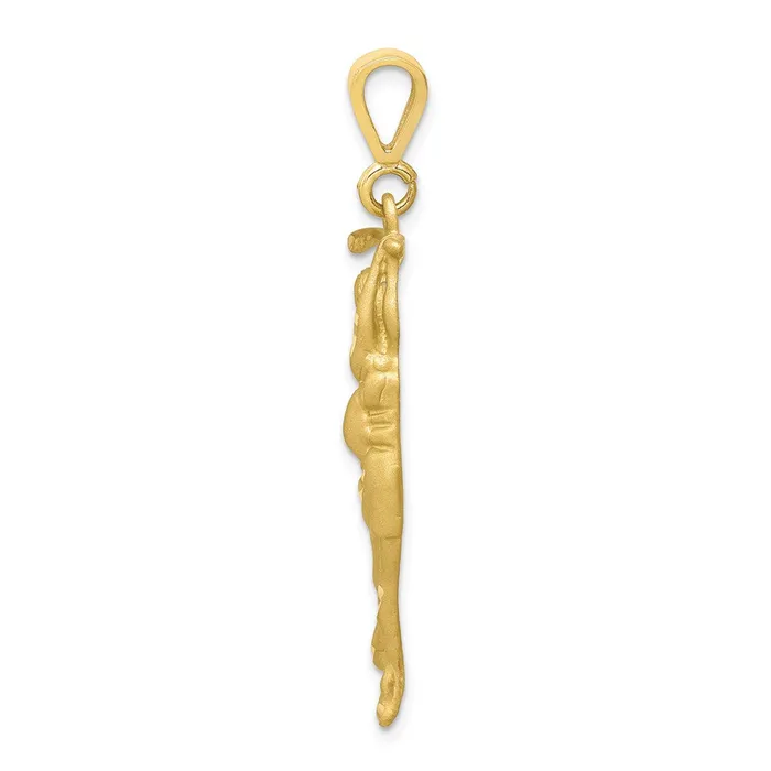 Charm Necklaces TreasureFineJewelers 10K Golfer Charm