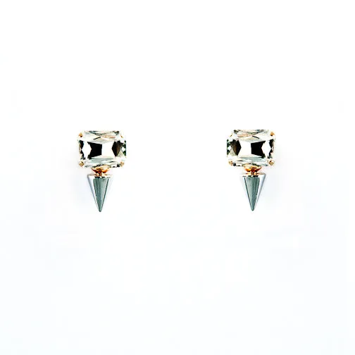 Crystal Metal Stud Earrings vendorunknown Bracelets