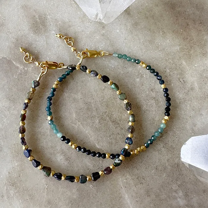 Delicate Grandidierite Bracelet Robindira Unsworth Bracelets