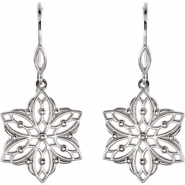 Earrings Sterling Silver Decorative Dangle Earrings TreasureFineJewelers