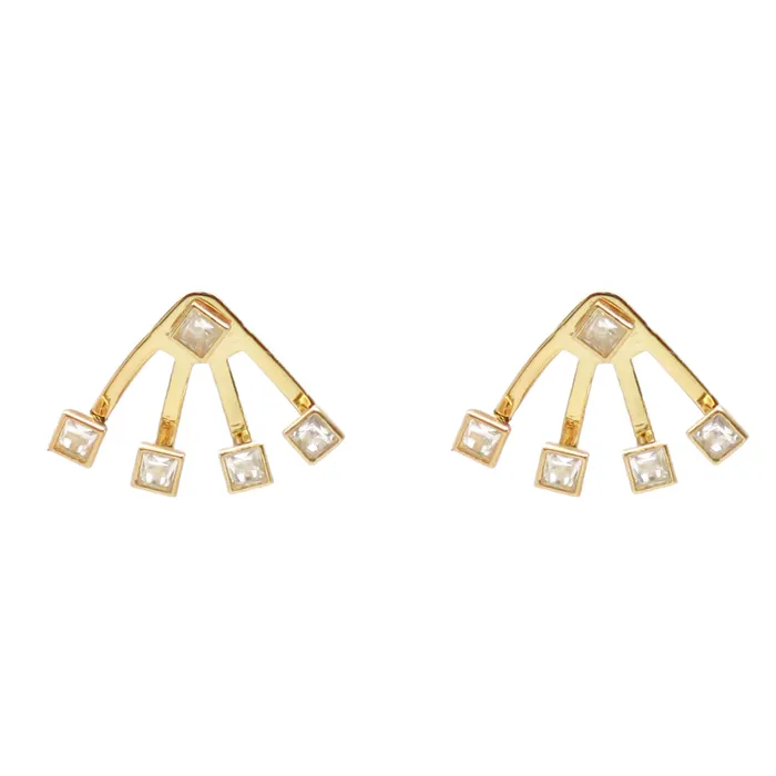 Julie Modernist Ear Jackets vendorunknown Rings