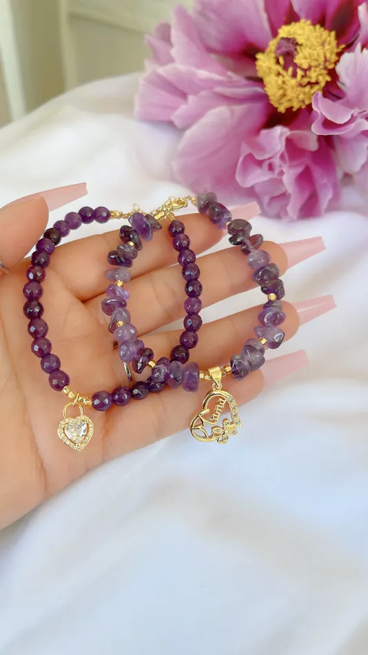MP Jewelry Bracelets Mama Amethyst Bracelet