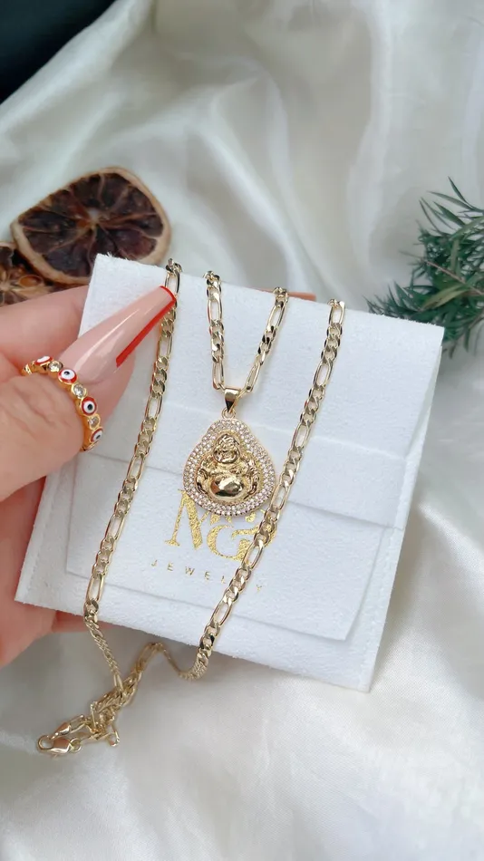 MP Jewelry Gold Buddha Necklace Necklaces