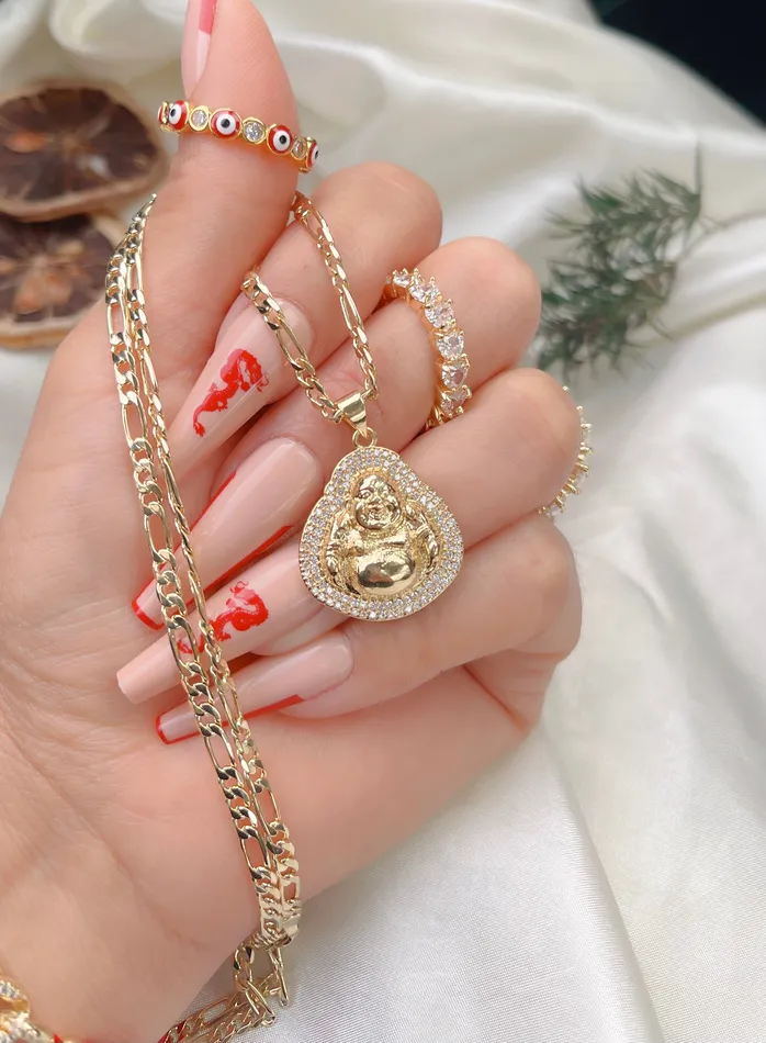 MP Jewelry Gold Buddha Necklace Necklaces