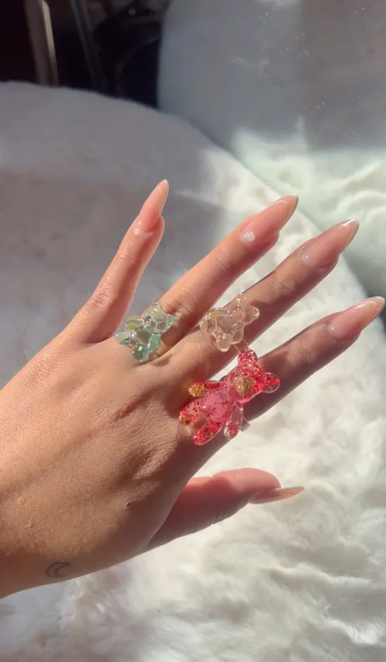 MP Jewelry Rose Gummy Bear Ring Rings