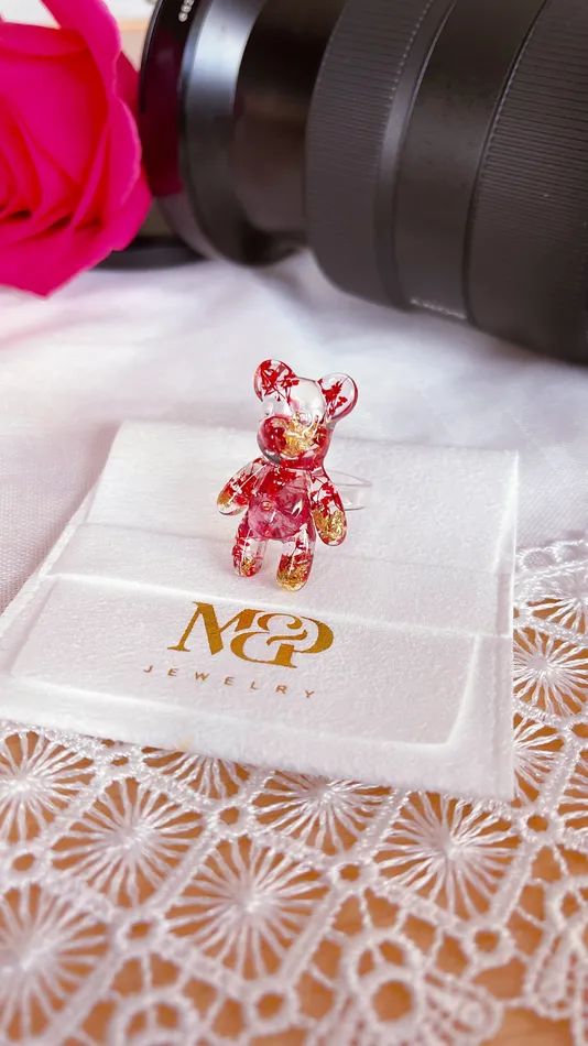 MP Jewelry Rose Gummy Bear Ring Rings MP Jewelry Rose Gummy Bear Ring Rings