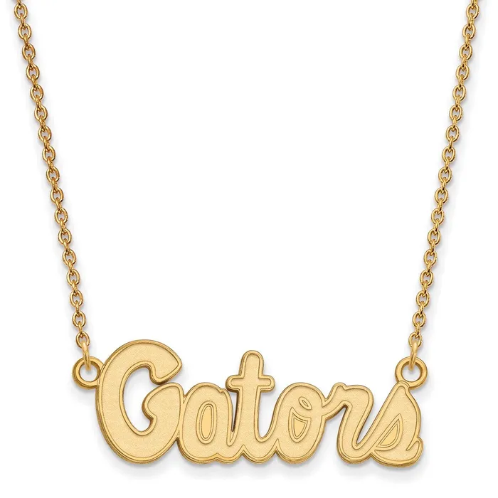 Necklaces 10k Gold University of Florida Small Pendant Necklace TreasureFineJewelers Necklaces 10k Gold University of Florida Small Pendant Necklace TreasureFineJewelers