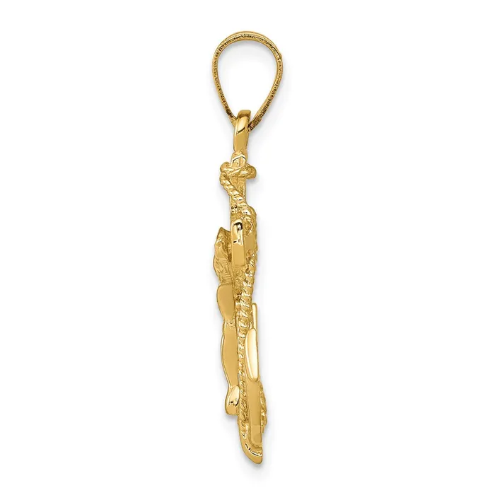 Necklaces 14k Mariners Cross Pendant TreasureFineJewelers