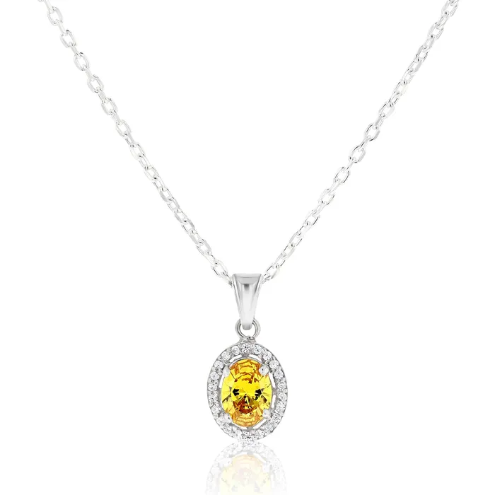 Necklaces Euterpe Sunflower Sterling Silver Necklace Ema Jewels