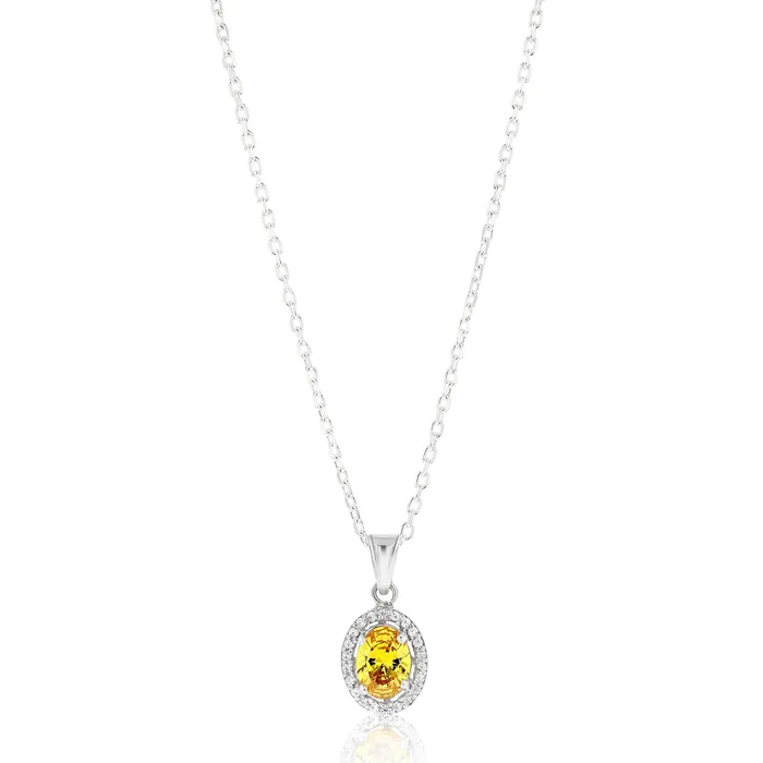 Necklaces Euterpe Sunflower Sterling Silver Necklace Ema Jewels