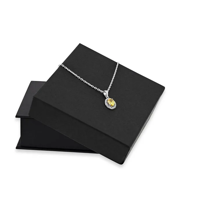 Necklaces Euterpe Sunflower Sterling Silver Necklace Ema Jewels