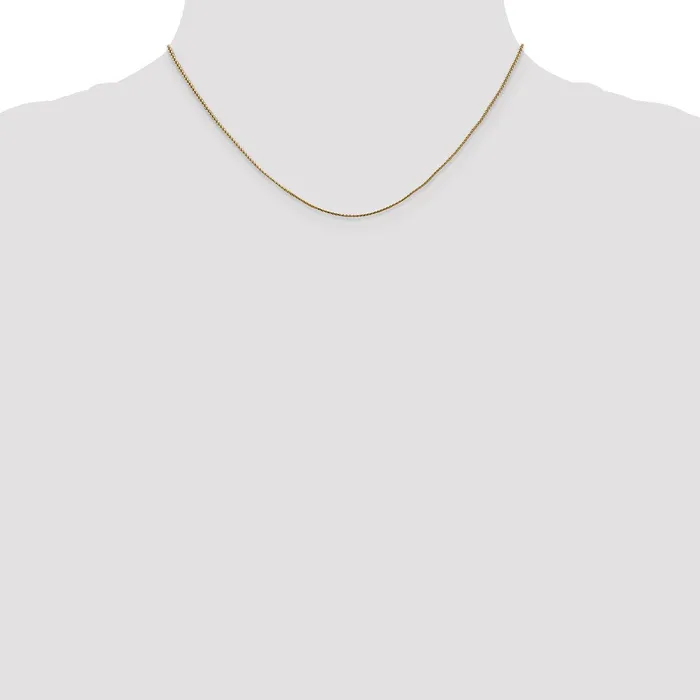 Necklaces Leslies 14K Rose Gold 8mm Spiga Wheat Chain TreasureFineJewelers