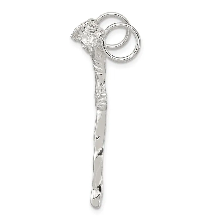 Necklaces Sterling Silver Polished Jesus Cross Chain Slide Pendant TreasureFineJewelers