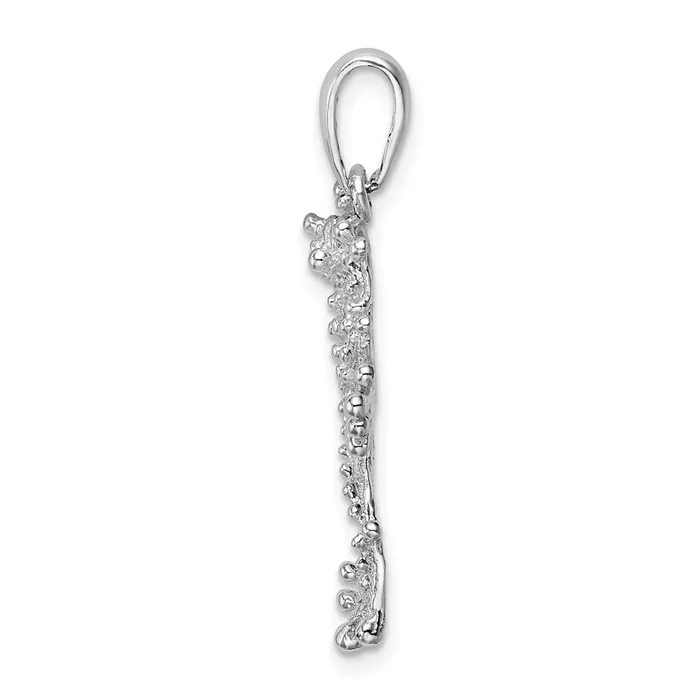Necklaces Sterling Silver Polished Jumping Frog Pendant TreasureFineJewelers