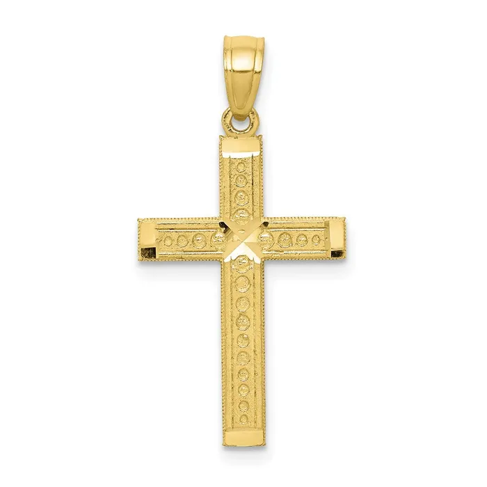 Necklaces TreasureFineJewelers 10k Cross Pendant