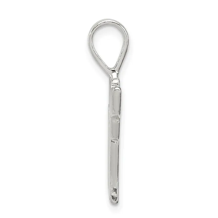 Necklaces TreasureFineJewelers Sterling Silver Chai Pendant