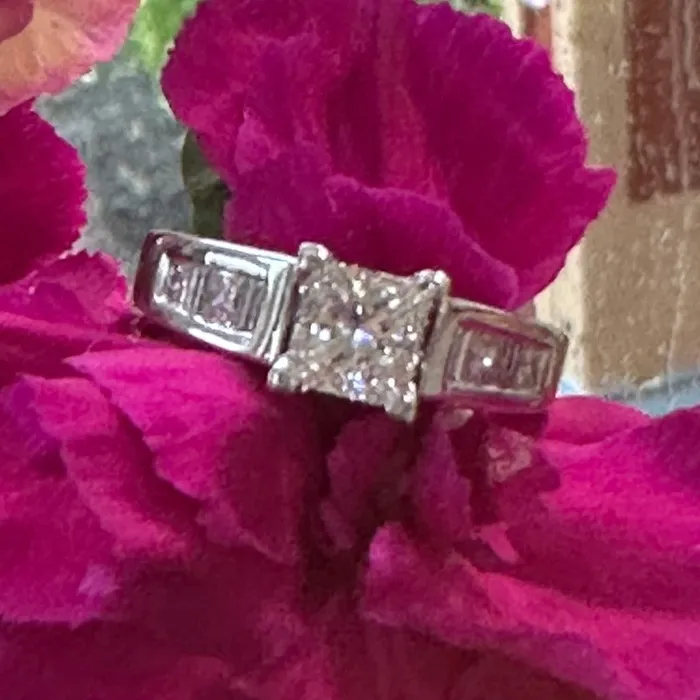 Rings Princess Cut Diamond Engagement Ring 10000767 ONeills Estate Jewelry Rings Princess Cut Diamond Engagement Ring 10000767 ONeills Estate Jewelry