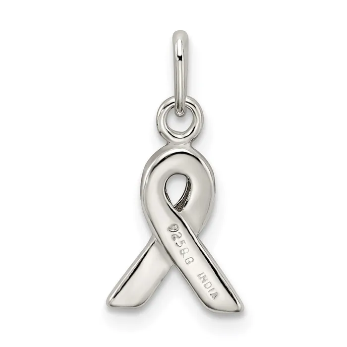 Rings Sterling Silver Orange Enameled Awareness Charm TreasureFineJewelers