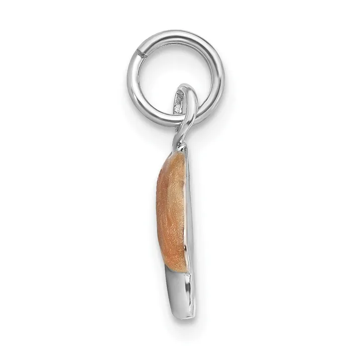 Rings TreasureFineJewelers Sterling Silver Enameled House Charm