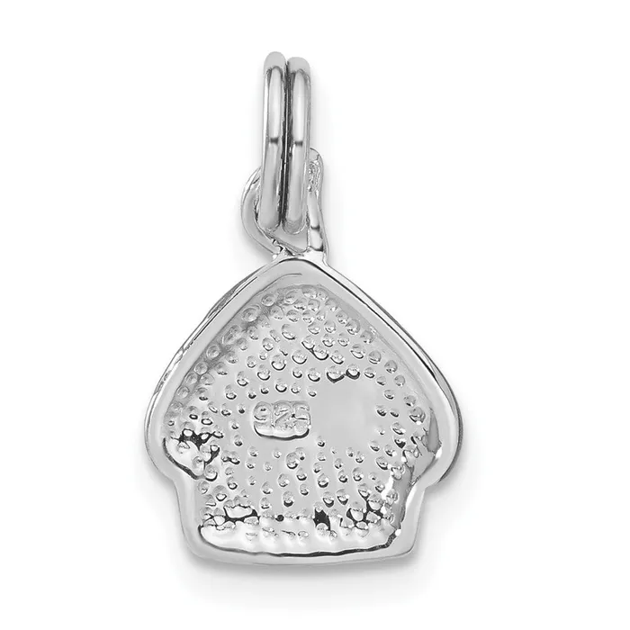 Rings TreasureFineJewelers Sterling Silver Enameled House Charm