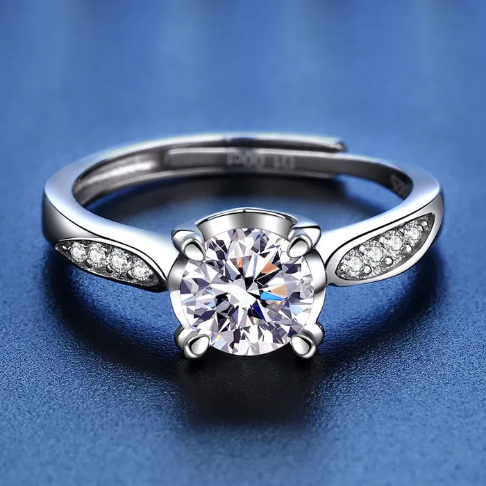 Rings Trendolla Jewelry Square Moissanite Ring