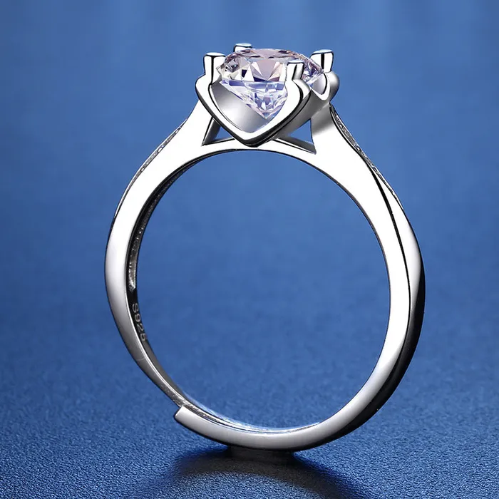 Rings Trendolla Jewelry Square Moissanite Ring