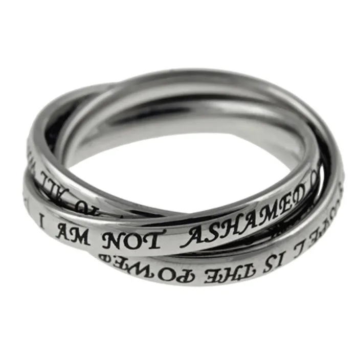 Rings Triple Band Ring UNASHAMED Promise Stainless Steel Jewelry North Arrow Shop Rings Triple Band Ring UNASHAMED Promise Stainless Steel Jewelry North Arrow Shop