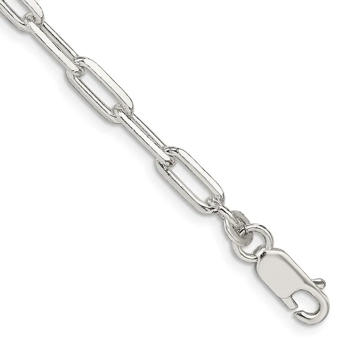 Sterling Silver 425mm Elongated Open Link Chain TreasureFineJewelers Rings Sterling Silver 425mm Elongated Open Link Chain TreasureFineJewelers Rings