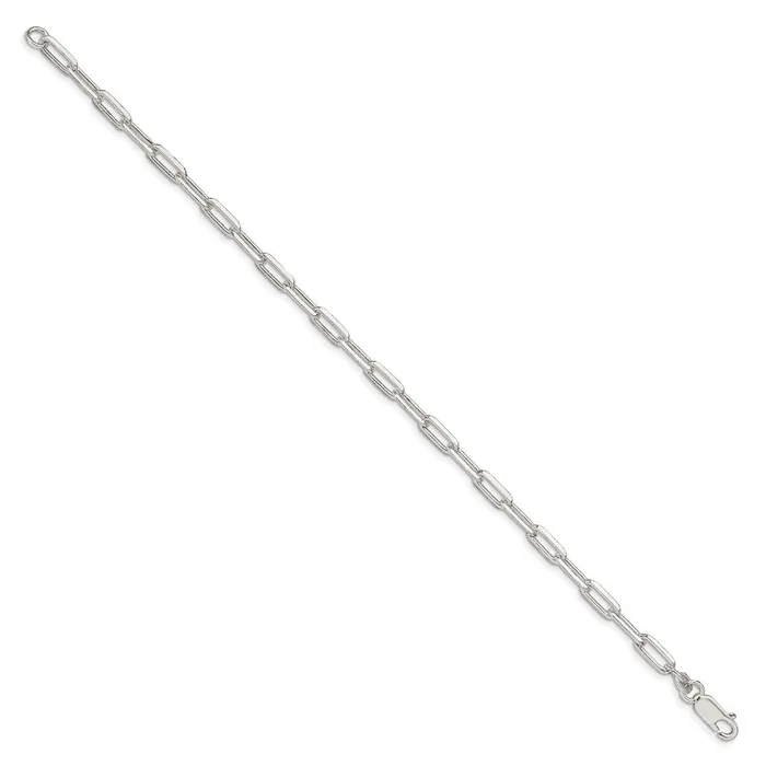 Sterling Silver 425mm Elongated Open Link Chain TreasureFineJewelers Rings