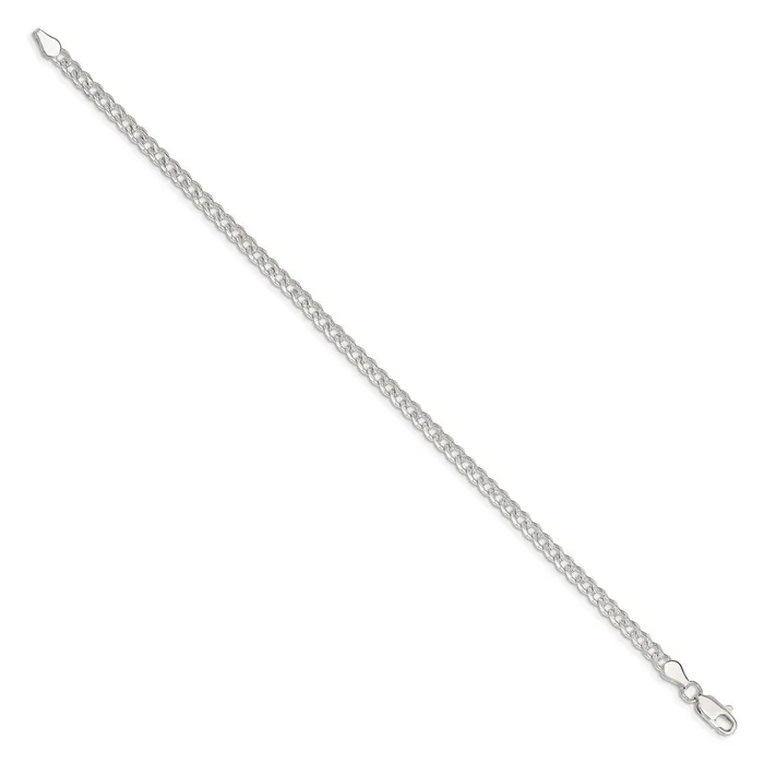 Sterling Silver 4mm Pav Curb Chain TreasureFineJewelers Rings