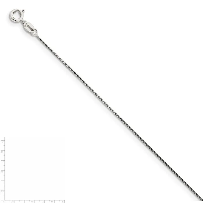 Sterling Silver 7mm Snake Chain TreasureFineJewelers Rings