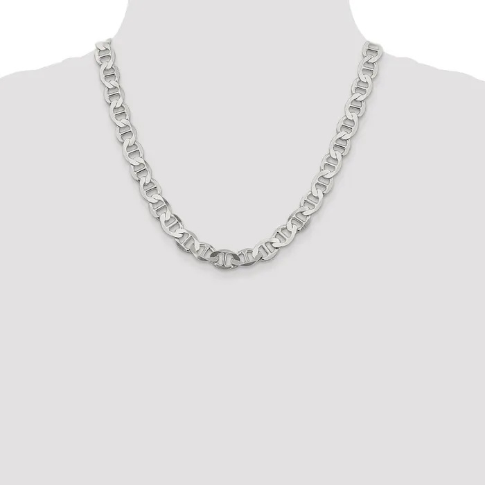 Sterling Silver 995mm Flat Anchor Chain TreasureFineJewelers Rings