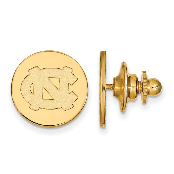 Sterling Silver Goldplated University of North Carolina NC Lapel Pin TreasureFineJewelers Necklaces Sterling Silver Goldplated University of North Carolina NC Lapel Pin TreasureFineJewelers Necklaces