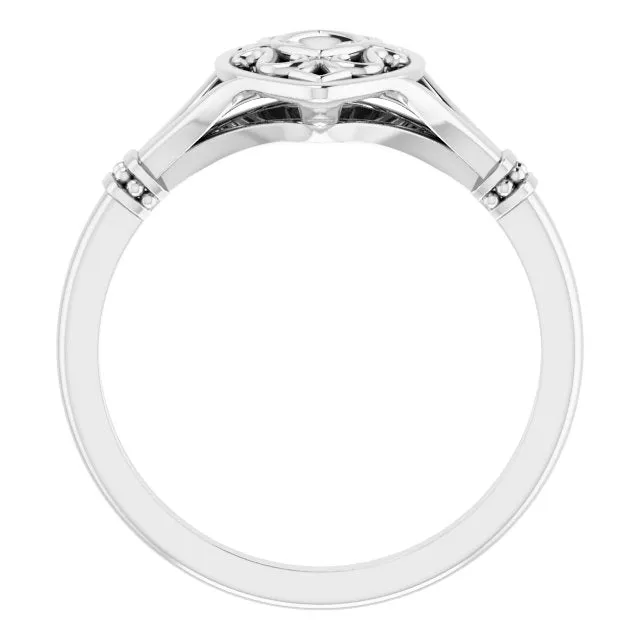 Sterling Silver VintageInspired Ring TreasureFineJewelers Rings