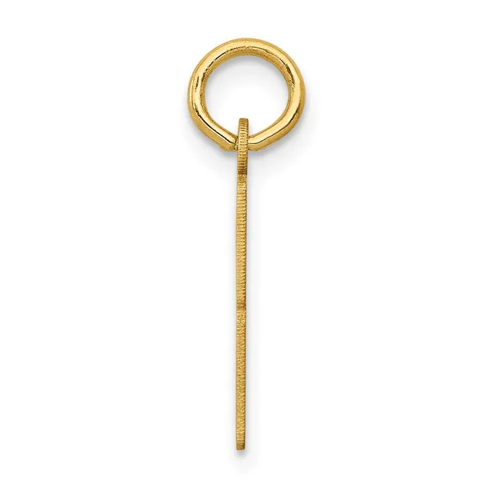 TreasureFineJewelers Charm Necklaces 14k Small Elongated Number 83 Charm