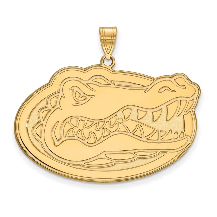 TreasureFineJewelers Necklaces 14k Gold University of Florida XL Pendant TreasureFineJewelers Necklaces 14k Gold University of Florida XL Pendant