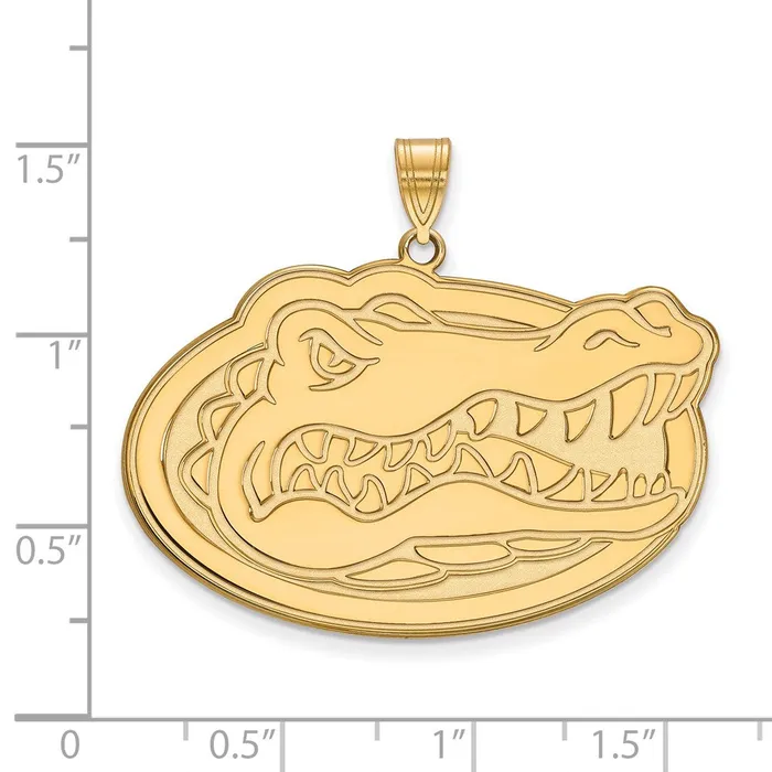 TreasureFineJewelers Necklaces 14k Gold University of Florida XL Pendant