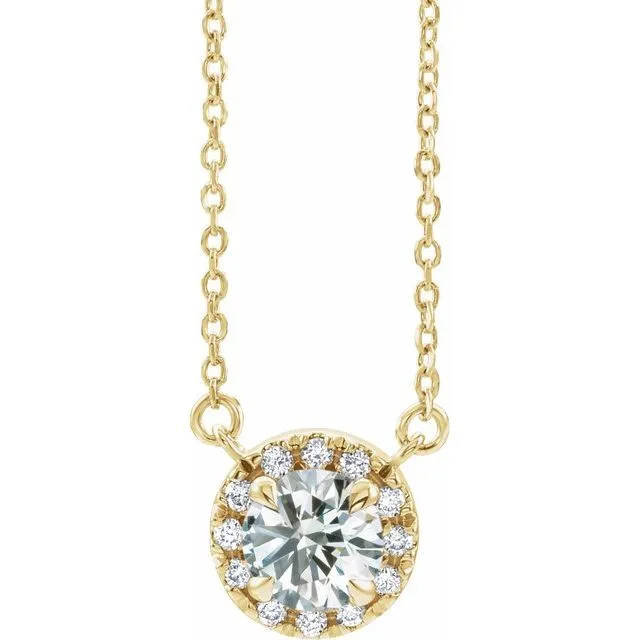 TreasureFineJewelers Necklaces 14K Yellow Gold 13 CTW LabGrown Diamond FrenchSet 1618 Necklace TreasureFineJewelers Necklaces 14K Yellow Gold 13 CTW LabGrown Diamond FrenchSet 1618 Necklace