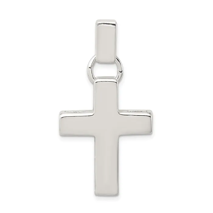 TreasureFineJewelers Necklaces Sterling Silver Cross Pendant