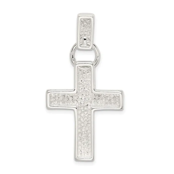TreasureFineJewelers Necklaces Sterling Silver Cross Pendant