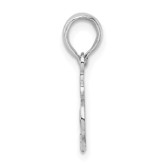 TreasureFineJewelers Necklaces Sterling Silver Polished 1 SISTER Pendant