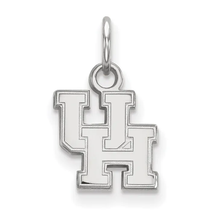 TreasureFineJewelers Necklaces Sterling Silver Rhodiumplated University of Houston UH Extra Small Pendant TreasureFineJewelers Necklaces Sterling Silver Rhodiumplated University of Houston UH Extra Small Pendant