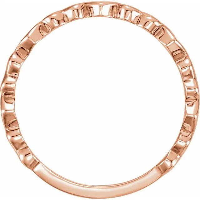 TreasureFineJewelers Rings 14K Rose Heart Ring