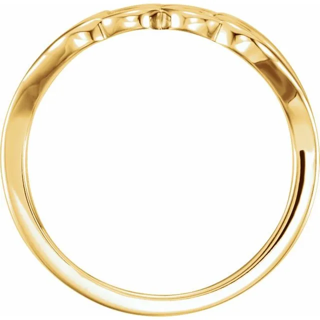 TreasureFineJewelers Rings 14K Yellow Heart Ring