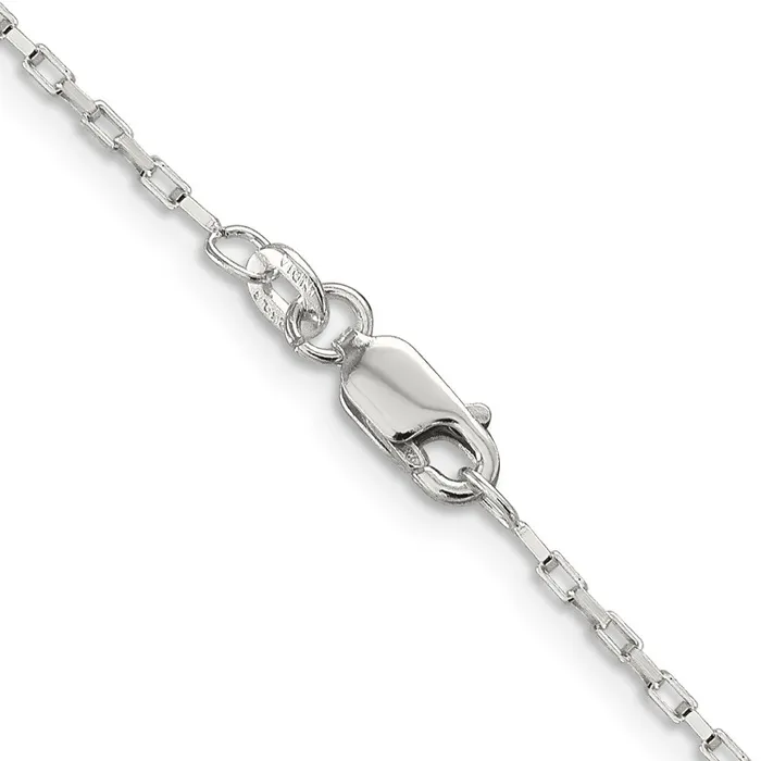TreasureFineJewelers Rings Sterling Silver 13mm Elongated Box Chain