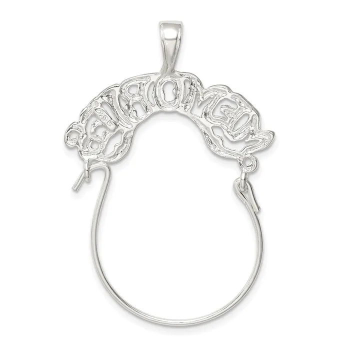 TreasureFineJewelers Rings Sterling Silver Memories Charm Holder
